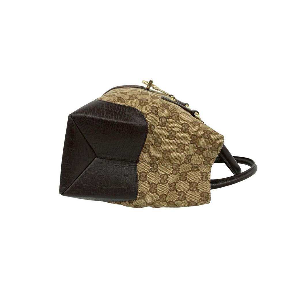 GUCCI Authentic Brown Leather Tote Bag - Picture 6 of 10